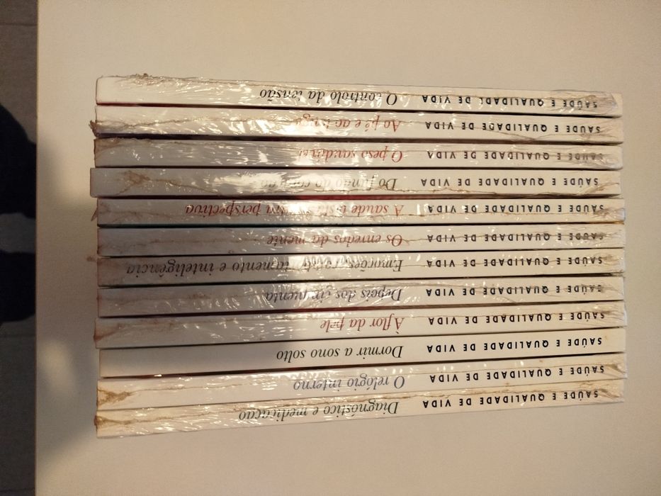 Coleção de 12 livros, Saúde e Qualidade de Vida.