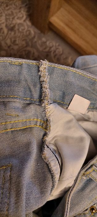 Spodnie damskie dżinsowe boyfriend XS