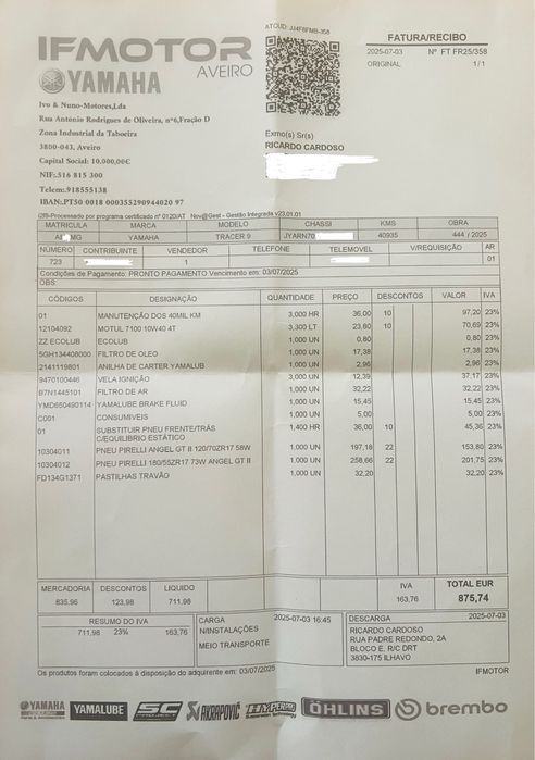 Yamaha Tracer 9 2021