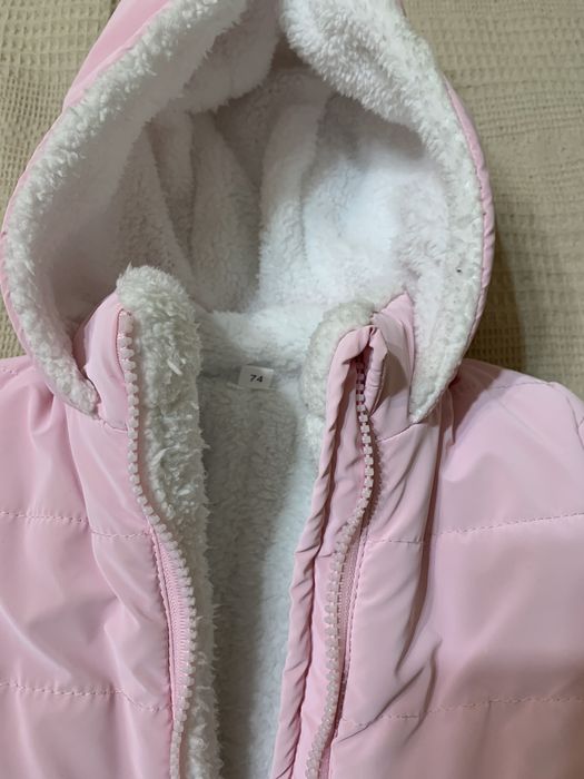 Зимовий комбінезон для дівчинки на 74 см