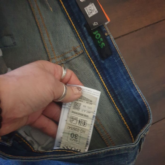 Spodnie jeansowe slim fit boss rozm.30