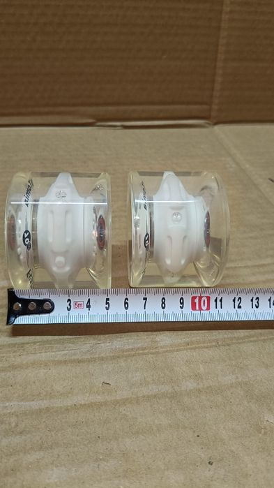 FunTomia 2szt.LED skateboardowe kółka Big Wheels 70x51mm80A