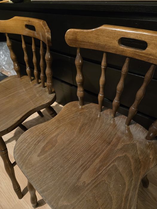 Stare krzesła krzesło PRL cena za dwa Poznań Piła