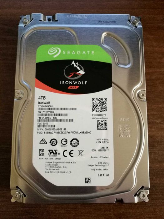 Жосткий диск HDD 3,5” 0.5TB 1TB 4TB 6TB WD Seagate SkyHawk Ironwolf Toshiba Enterprise Blue