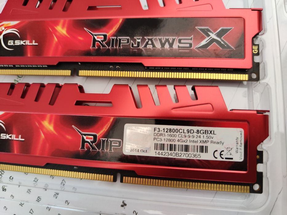 Pamięć DDR3 G.Skill Ripjaws X 2x4GB