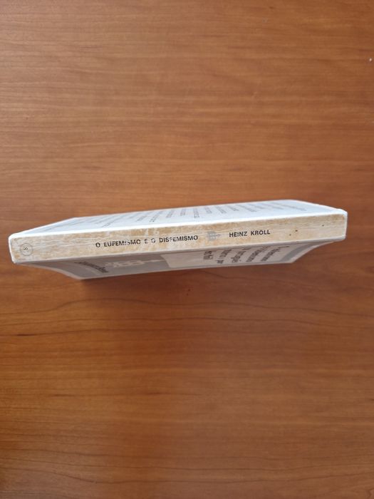 Livro "O eufemismo e o disfemismo no português moderno", Heinz Kröll