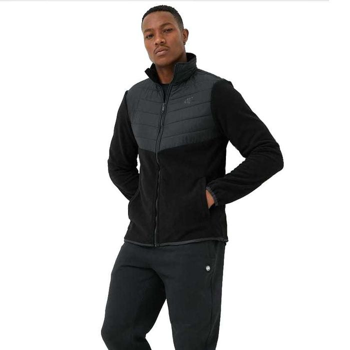 Ciepły Męski Polar 4F Bluza polarowa (PLM014A-20) - M WYSYŁKA 24H