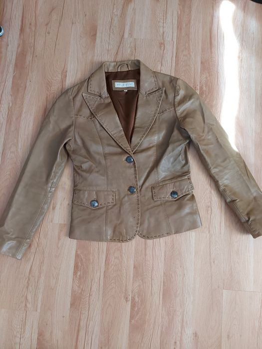 Skórzana marynarka S super mięciutka skóra polecam!