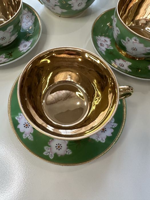 Чайный сервиз Полонне 40-х годов « Яблуневий цвіт»