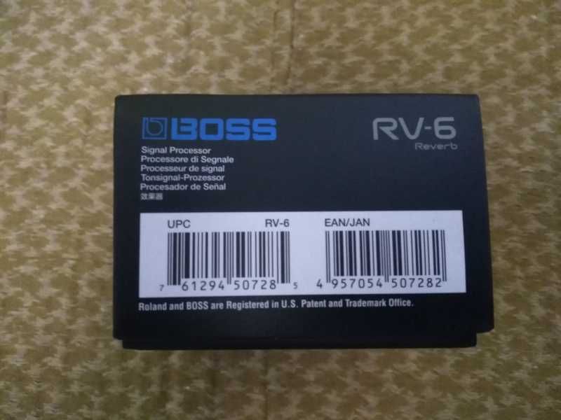 Reservado Pedal Boss RV-6 Reverb (Como novo)