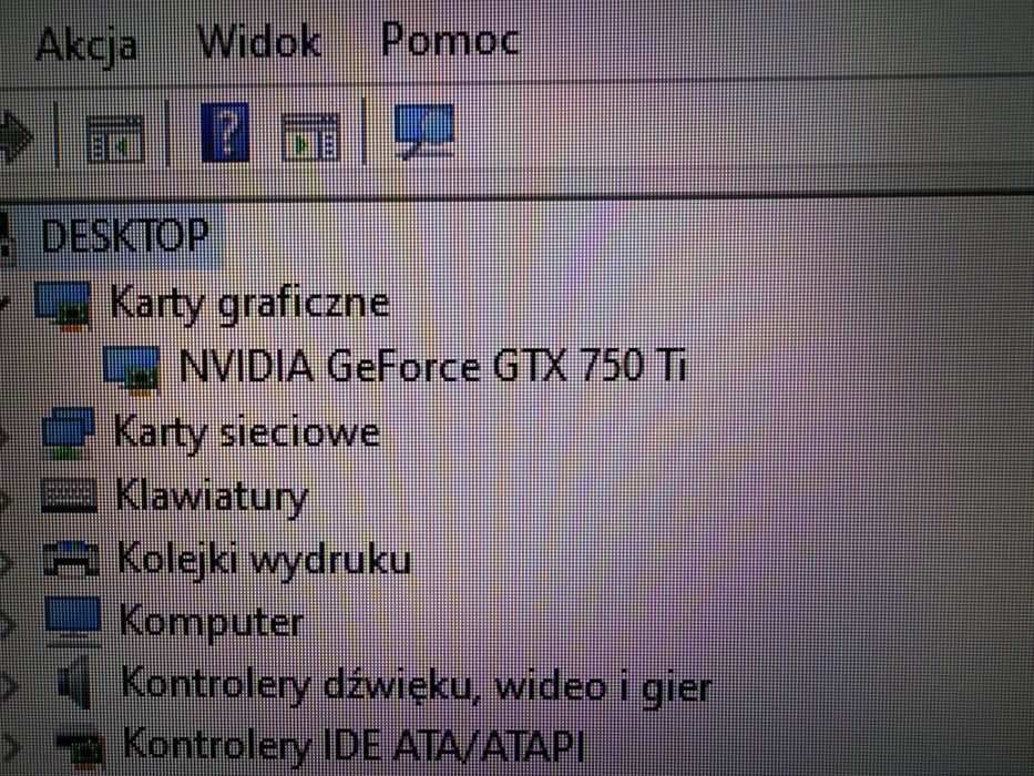 Komputer i5, 16 ram, GTX750Ti