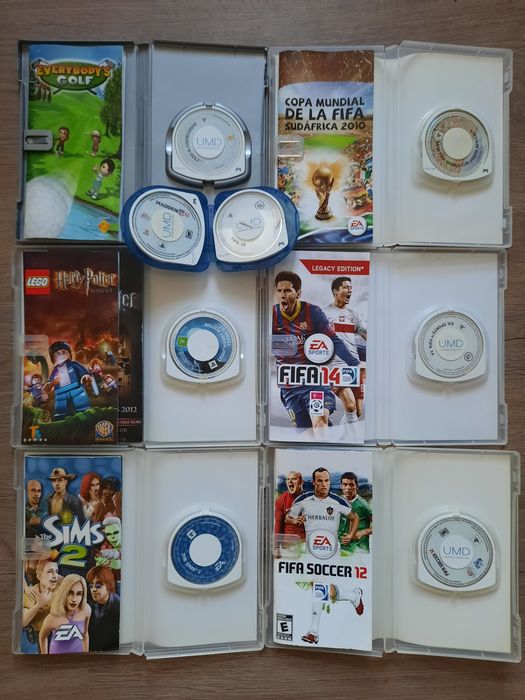 Лот 21 ігор для sony PSP, PS4 Destiny, Horizon, Overwatch, Fifa 20 19, Madden
