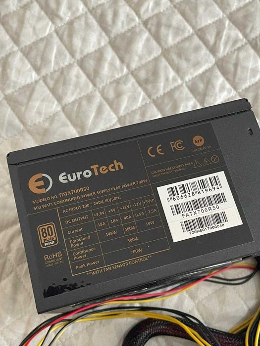 Fonte de Alimentação Eurotech 700W Bronze