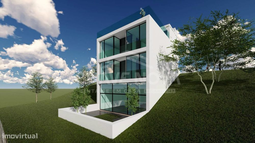 Conjunto de 4 lotes com Vistas panorâmicas sobre o Rio Douro