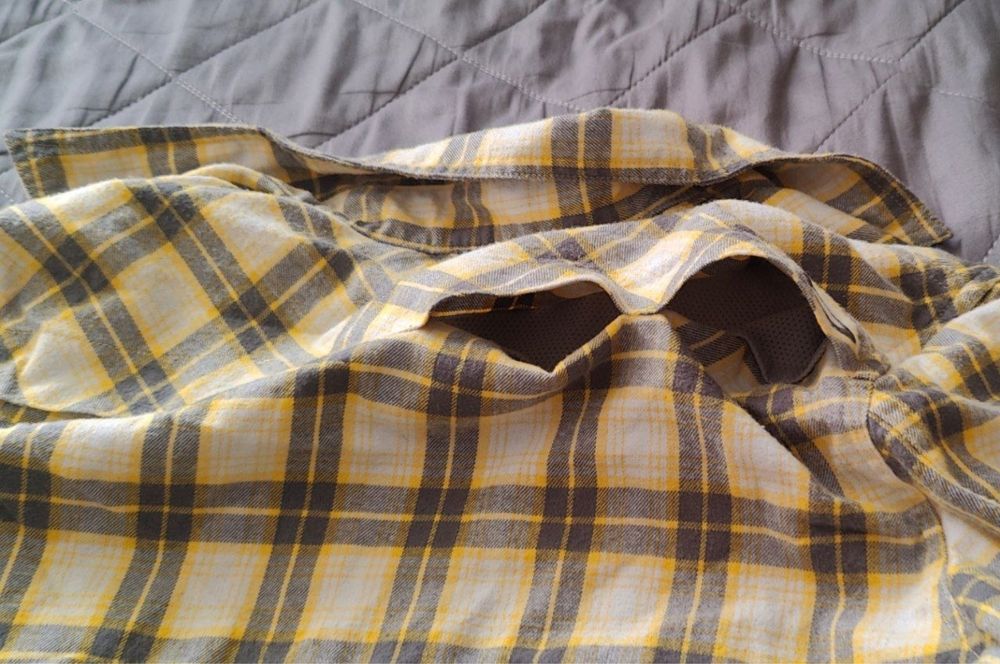 Сорочка Oakley Light Flannel Plaid Button Front Long Sleeve Shirt - Men's Small