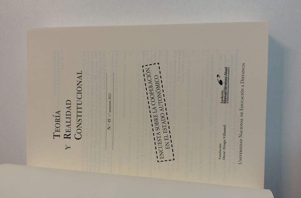 Teoría y Realidade Constitucional N° 49