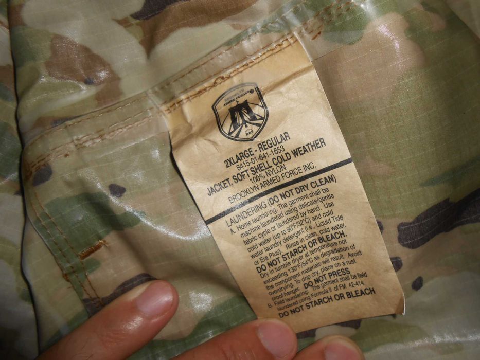 куртка/дощовик brooklyn armed force soft shell cold wheater