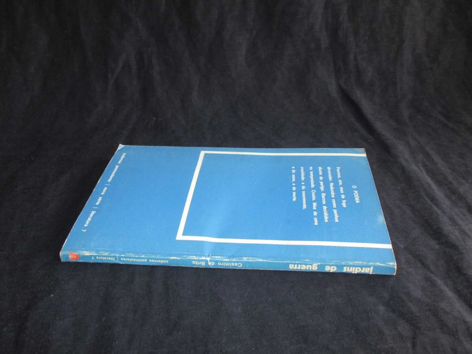 Livro Jardins de Guerra Casimiro de Brito