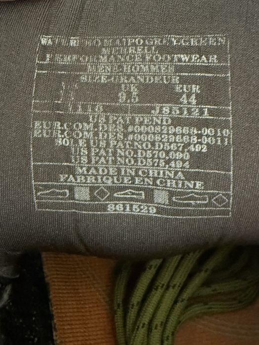 Ténis de caminhada Merrell Chameleon - Semi-novos, tamanho 44