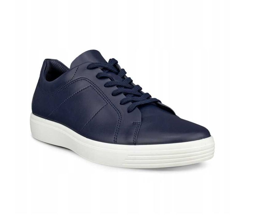Ecco buty męskie Classic Sneaker kolor Marine , Rozmiar 44, 28 cm, Nowe z gwarancją