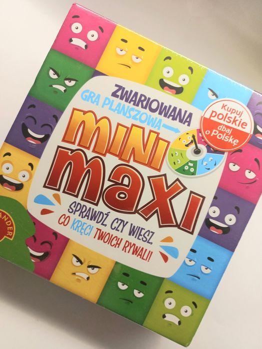 Mini Maxi light gra planszowa kart zabawy