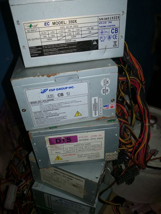 Блоки питания компьютерный 300 - 400 ватт