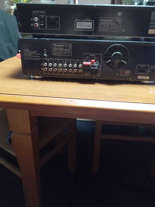 Odtwarzacz cd i amplituner technics