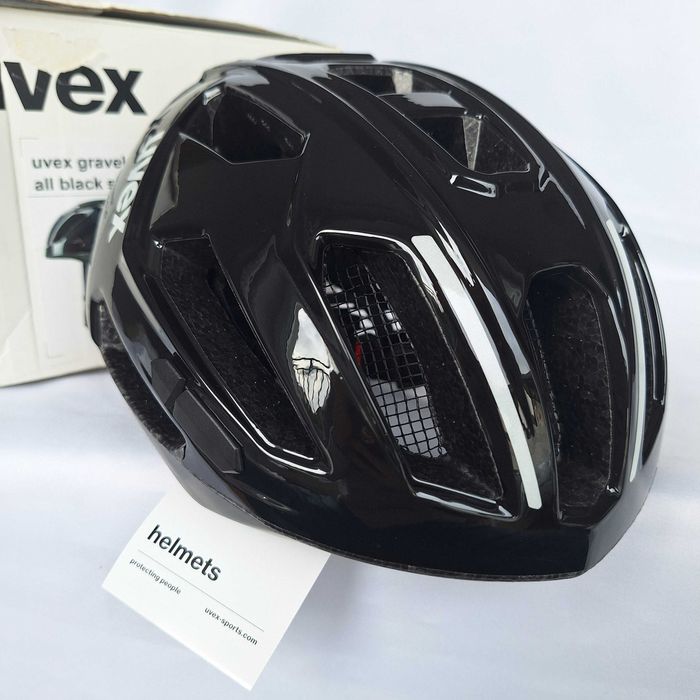 Kask rowerowy Uvex Gravel-X All Black Shiny Mat M 52-57cm