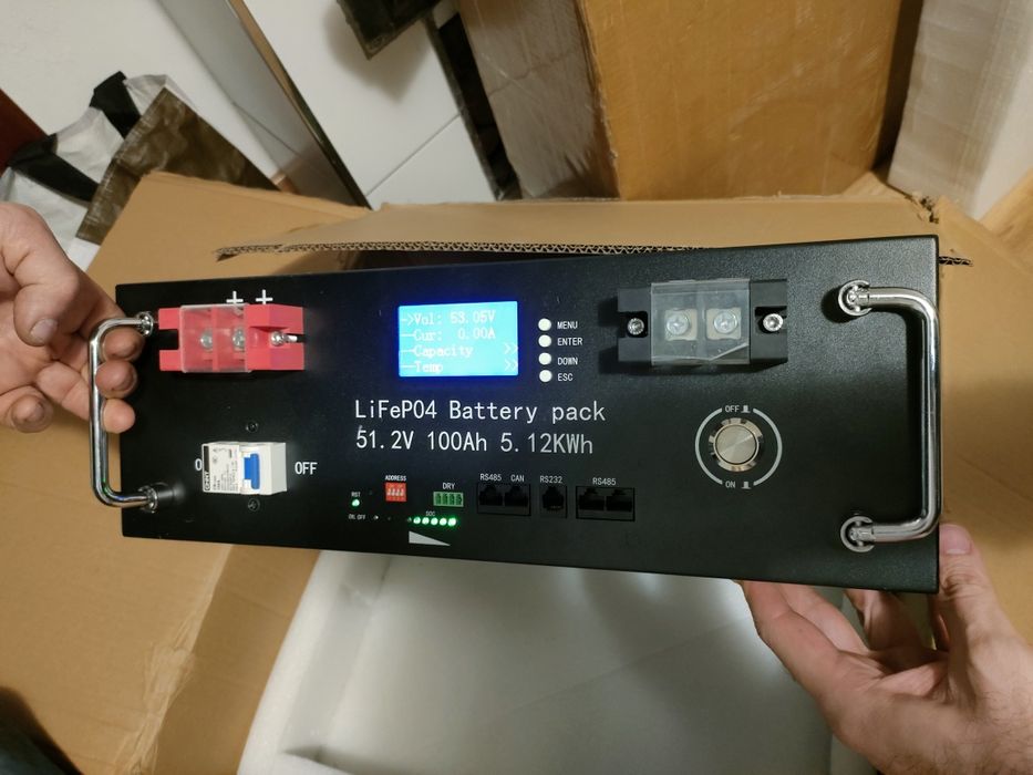 Bateria LiFePO4 51.2V 100Ah