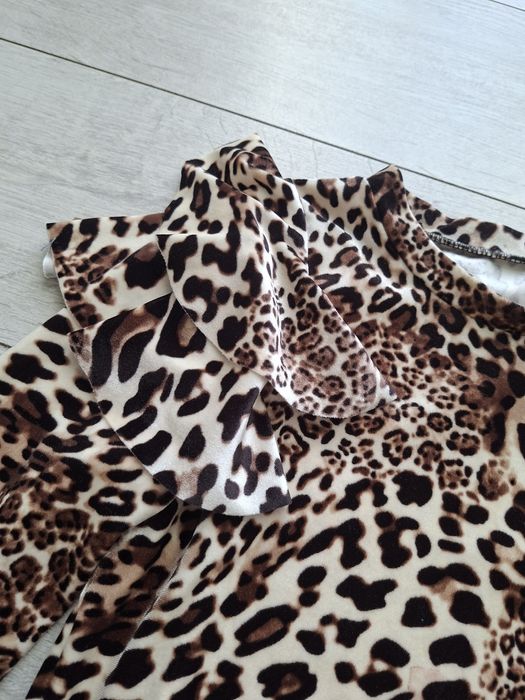 Bluzka panterka welurek