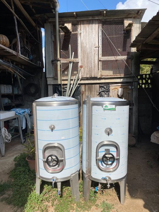 2 cubas inox 16 almudes