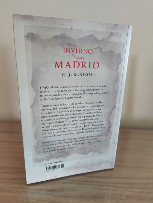 Livro: Inverno em Madrid de C. J. Sansom