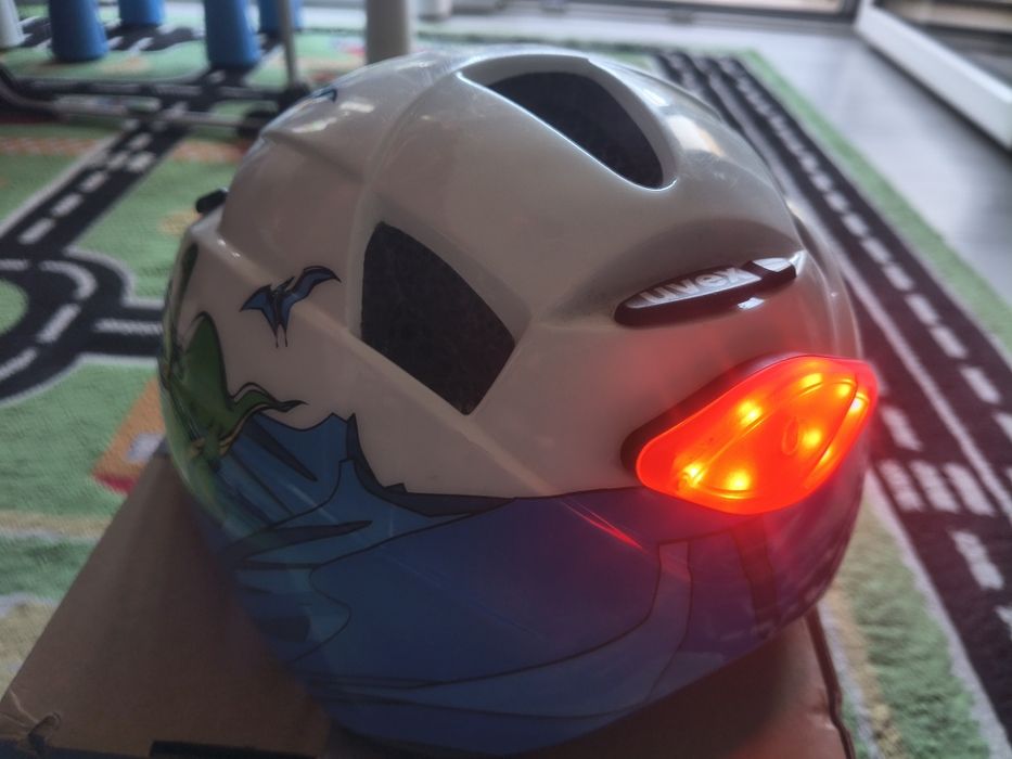 Kask Uvex Kod II 2 46-52 cm + LED UVEX lampka  KX001