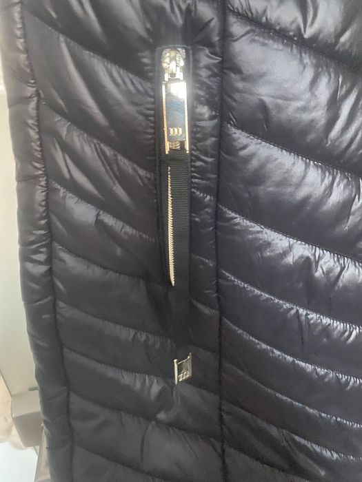 Długi pikowany bezrękawnik