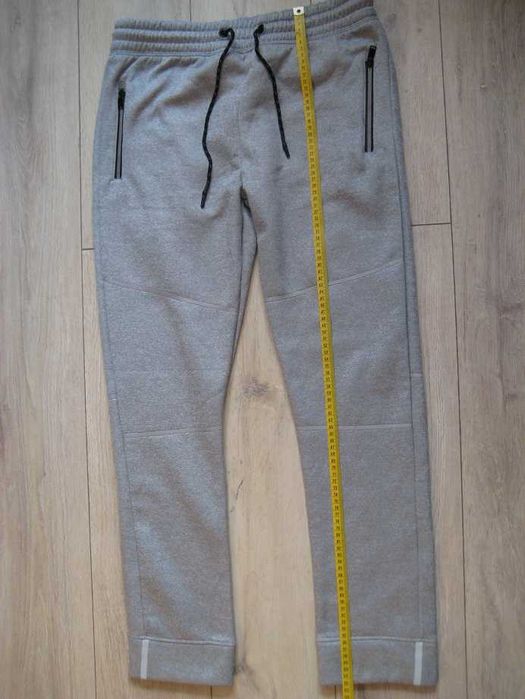 Spodnie ocieplane L - szare