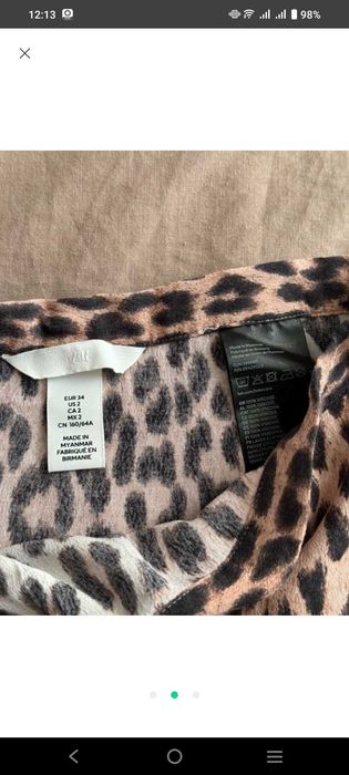 Юбка міді спідниця H&M