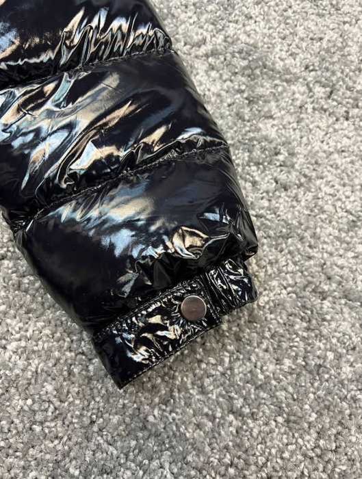 Пуховик Polo чорний Глянець Пуховик Чоловічий зі зьємним капюшоном