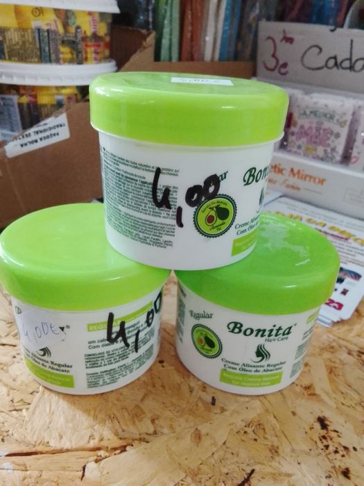 Creme alisador de cabelo