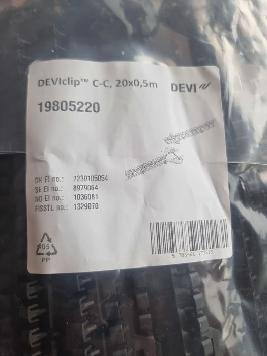 DEVI Taśma montażowa DEVIclip C C