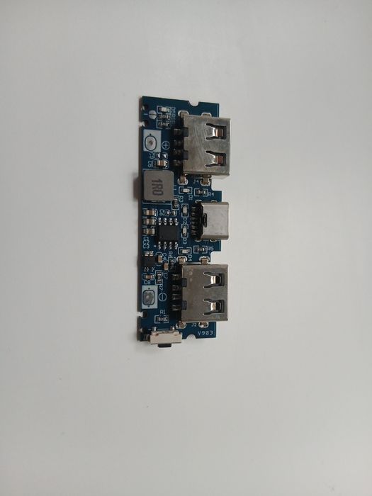 Плата для повербанка LX-LBU2C 5V 2.4A Dual USB + Type-C/ Micro-USB 18650