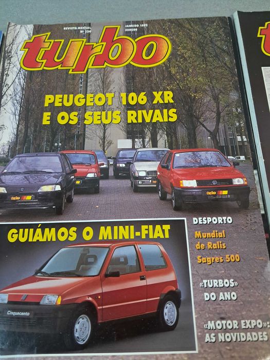 Cinco revistas Turbo 91 e 92