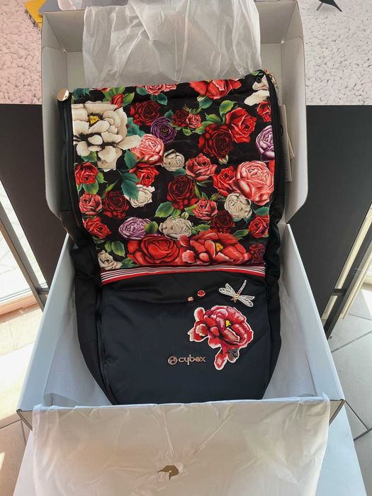 Cybex Platinum Footmuff Spring Blossom Dark Śpiworek