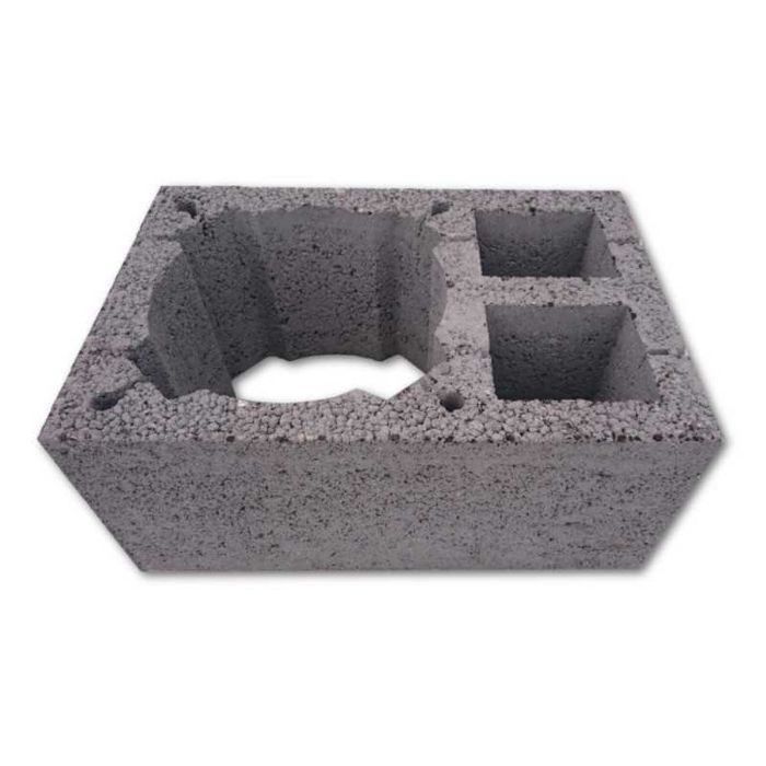 Pustak z dwoma wentylacjami h=240mm-systemy kominowe-kominy