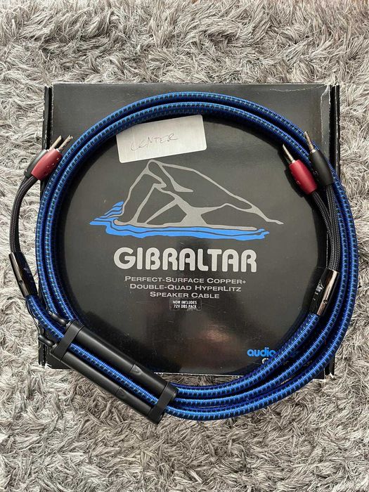 Audioquest Gibraltar 2x2,5 m DBS 72 V topowy nowy za 1/4 ceny!