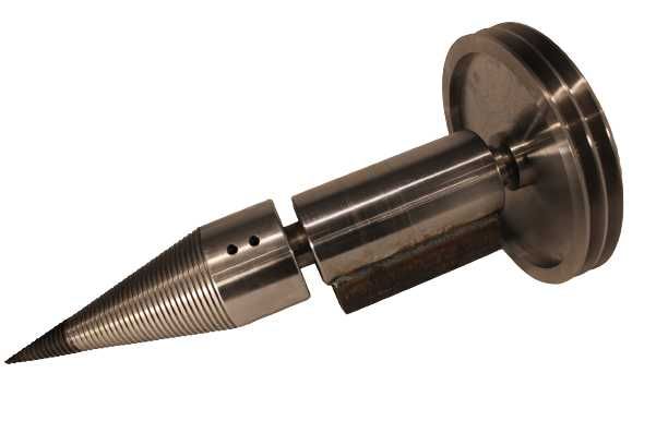 Świder do drewna 120mm z kołem 300mm GRUBY WAŁ