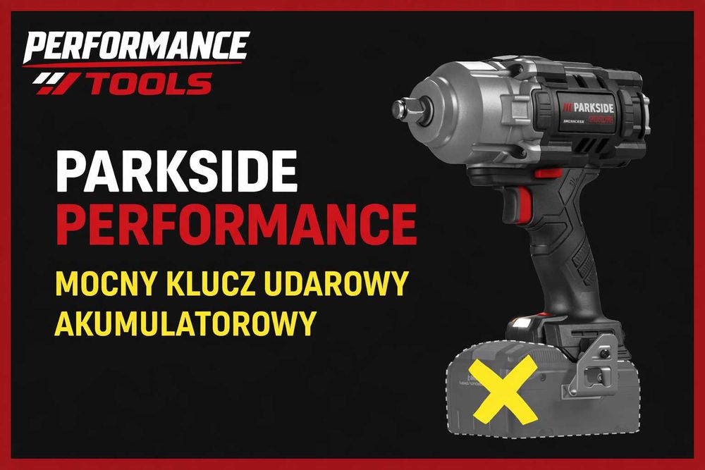 Parkside Performance klucz udarowy 20V nowy 5 lat gwarancji