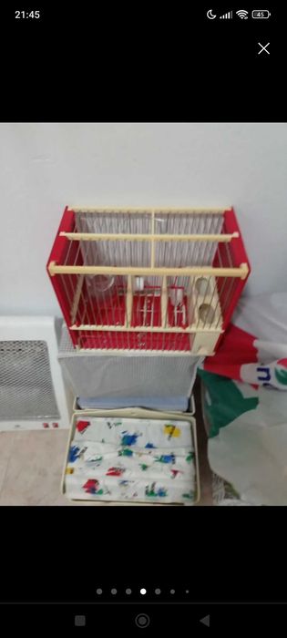 Gaiola C2 com muitos  acessórios