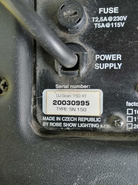 Світловий сканер - ROBE DJ Scan 150