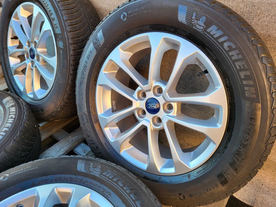 [K445] Koła letnie 17 Cali 5x108 Michelin 225/65/17 FORD Kuga S. BDB