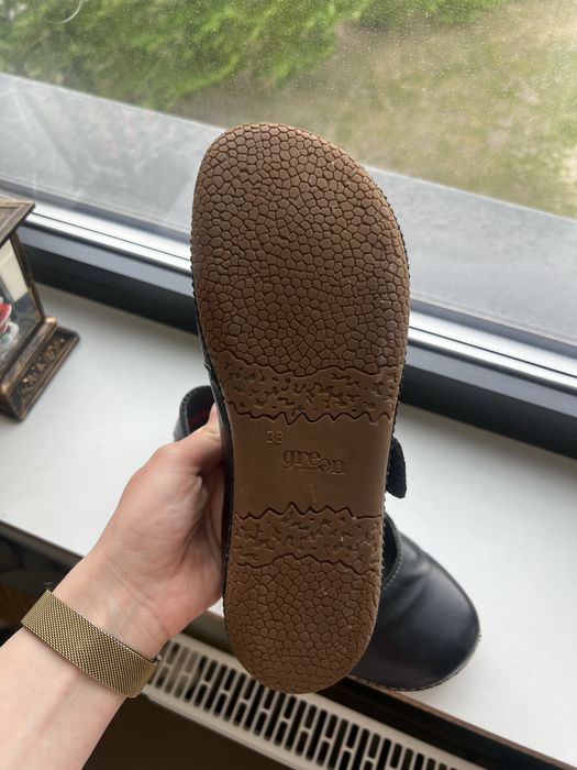 Ортопедичні шкіряні туфлі barefoot